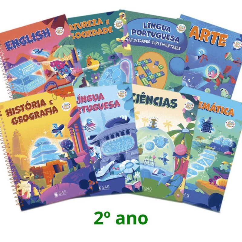 Material Didático SAS 2025 2º ano + Material Socioemocional Pleno	